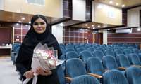 (Sogol Shirzad the first graduate of postgraduate education (Masters degree