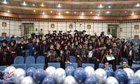 Gerash medical science students celebrated their graduation