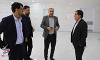 The visit of the president of Gerash University of Medical Sciences to the hospital projects